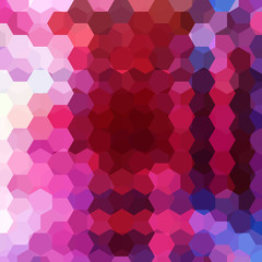 Background of geometric shapes. Pink mosaic pattern