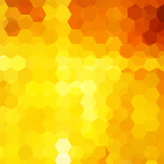 Vector background with hexagons. Can be used in cover design