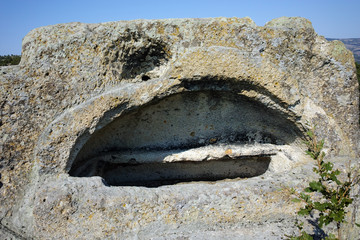 Ruins of Antique Thracian sanctuary Tatul, Kardzhali Region, Bulgaria