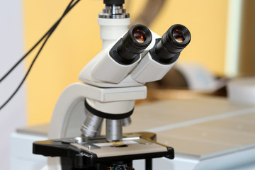 Fototapeta na wymiar microscope for medical research