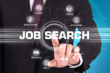 JOB SEARCH TECHNOLOGY COMMUNICATION TOUCHSCREEN FUTURISTIC CONCE