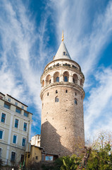Fototapeta na wymiar Galata Tower, in Istanbul