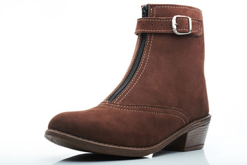 brown woman boot