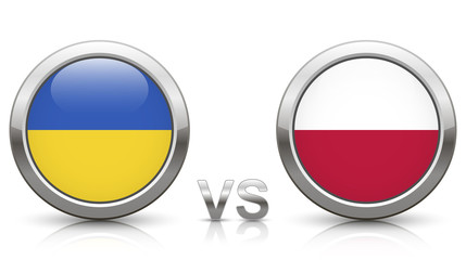Ukraine vs. Poland - EURO 2016 - Week 3 - obrazy, fototapety, plakaty