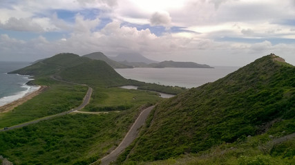 St. Kitts Landscape in the Caribbean