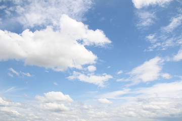 Obraz premium The vast blue sky and clouds sky