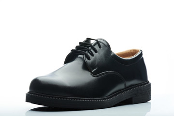 black formal shoe