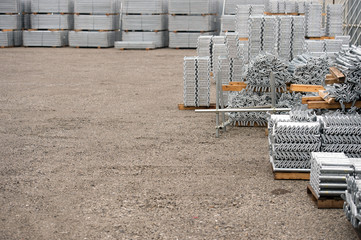 scaffolding materials yard
