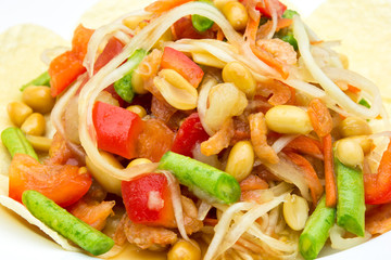 Thai papaya salad