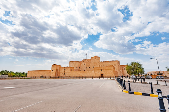 Jabrin Fort in Ad Dakhiliyah, Oman. It is known as Jabreen Fort and was built in 1671. It is located about 50 km southwest of Nizwa.