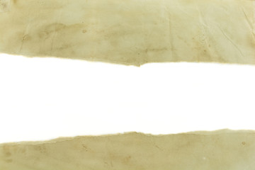old paper two on white
