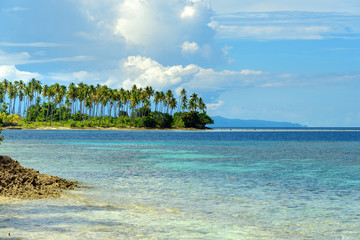 Beach near Poso city. Indonesia