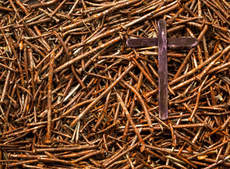 Cross and Used Nails