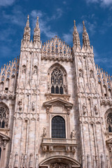 Cathedral Duomo, the main facade.