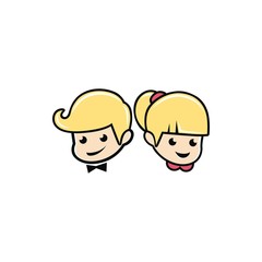 boy and girl vector