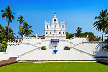 Our Lady Church, Goa - obrazy, fototapety, plakaty