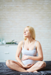 Naklejka premium Woman at home
