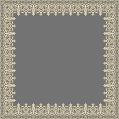 Floral Vector Fine Frame