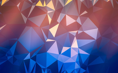 Obraz premium Abstract low poly background, geometry triangle