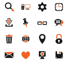 Fototapeta premium blog icon set