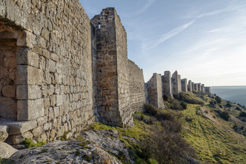 Fototapeta na wymiar Castle of Gormaz in Soria, Spain