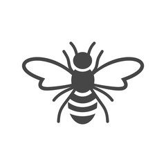 Bee Logo Sign Icon