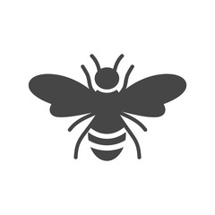 Bee Logo Sign Icon
