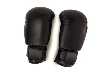 Naklejka premium Boxing gloves on white background