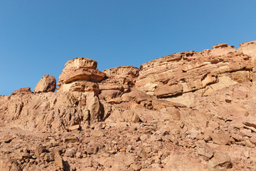 Fototapeta na wymiar Desert and mountain canyons