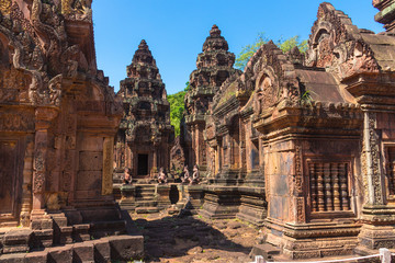 Naklejka premium Banteay Srei Temple, Cambodia