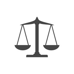 Scales balance icon, Justice Scale Icon