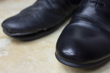 Black mans shoes