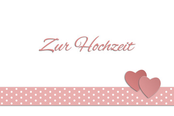 Zur Hochzeit