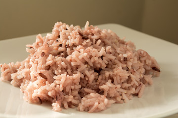 rice berry in plate