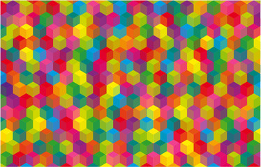 Abstract background with cubes. Abstract illustration.