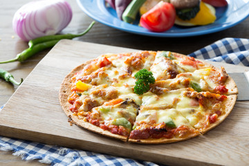 delicious food on table