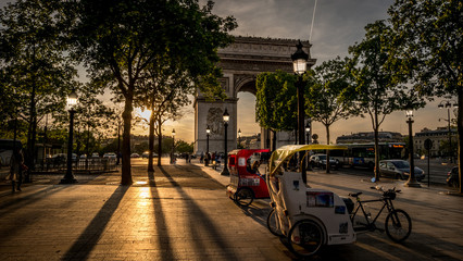 Arc de Triomphe, Paris, France - obrazy, fototapety, plakaty