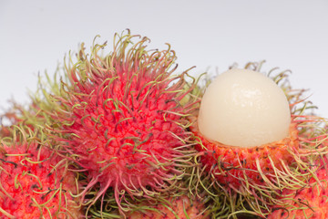 rambutan sweet delicious of fresh Thai rambutans.