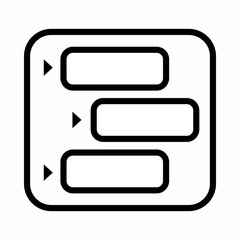 Advice chat icon, simple style