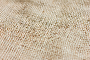 texture of coarse cloth with pleats, burlap for background and t