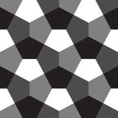 Modern decorative hexagons. Repeating geometric tiles. Vector seamless background.