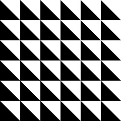 Repeating geometric tiles with triangles. Black & White decoration background.