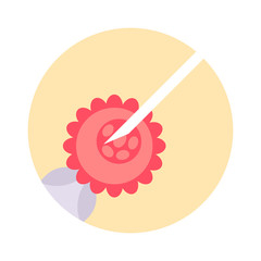 Artificial insemination vector illustration.
