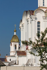 Turov, Belarus - June 28, 2013: Cathedral of Saints Cyril and Lavrenti of Turov June 28, 2013 in...