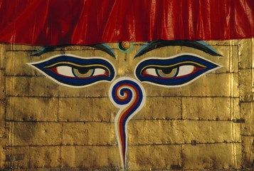 Swayambhunath Stupa, (the Monkey Temple), Kathmandu, Nepal