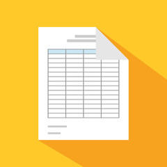 Documents icons. Report. Spreadsheet.
