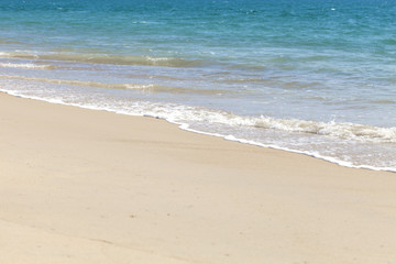 Fototapeta na wymiar beach and sea , tropical sea scenery for background.