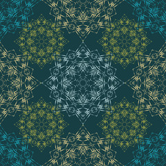 Ethnic boho seamless pattern. Print. Repeating background. Cloth design, wallpaper.
