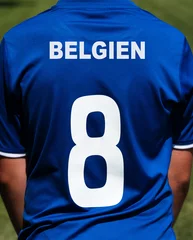 Cercles muraux Foot Fußballtrikot Belgien