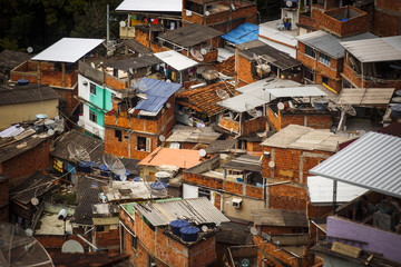 Fototapeta premium Favela in Rio de Janeiro Brazil